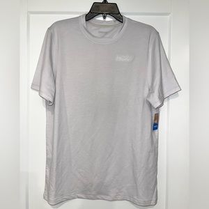 Hoka One One Mens lifestyle tee gray medium new